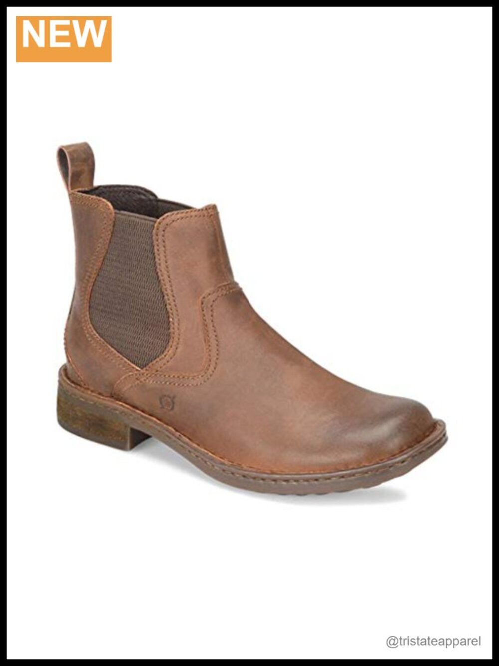 Handcrafted Leather Chelsea Boot Calf High Pull-On Ankle Boot